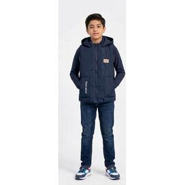 Фотография Жилетка детская на мальчика 5740 navy р.9-12 "MALIBU" недорого оптом от прямого поставщика