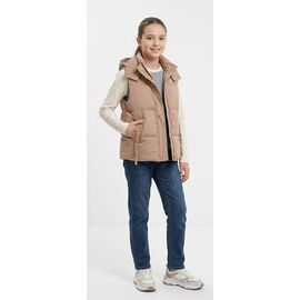 Фотография Жилетка детская на девочку 5743 beige р.9-12 "MALIBU" недорого оптом от прямого поставщика