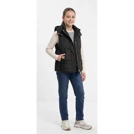 Фотография Жилетка детская на девочку 5743 black р.9-12 "MALIBU" недорого оптом от прямого поставщика