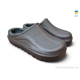 Сабо чоловічі Зима C123 коричневий (6 пар р.41-45) "Rai shoes" недорого оптом від прямого постачальника