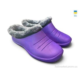 Фотография Галоши женские зима Ж еко фіолетовий (8 пар р.37-42) "Rai shoes" недорого оптом от прямого поставщика