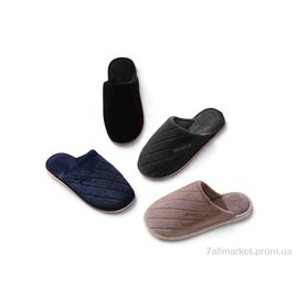 Тапки чоловічі домашні Весна/осінь D382 mix (12 пар р.41-46) "Rai shoes" недорого оптом від прямого постачальника