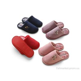 Тапки жіночі для будинку Весна/осінь H20 mix (12 пар р.36-41) "Rai shoes" недорого оптом від прямого постачальника