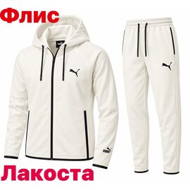 Костюм спортивний чоловічий 15097 white р.S-2XL "Alex Clothes" недорого оптом від прямого постачальника