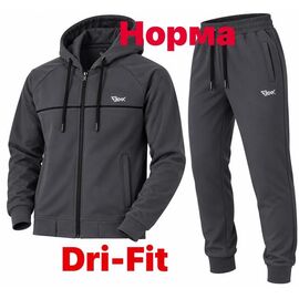 Костюм спортивний чоловічий 15073 d.grey р.S-2XL "Alex Clothes" недорого оптом від прямого постачальника