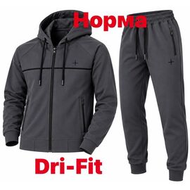 Костюм спортивний чоловічий 15074 d.grey р.S-2XL "Alex Clothes" недорого оптом від прямого постачальника