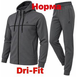 Костюм спортивний чоловічий 15083 grey р.S-2XL "Alex Clothes" недорого оптом від прямого постачальника