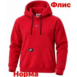 Худи чоловічий 15095 red р.S-2XL "Alex Clothes" недорого оптом від прямого постачальника