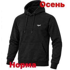 Худи чоловічий 15080 black р.S-2XL "Alex Clothes" недорого оптом від прямого постачальника