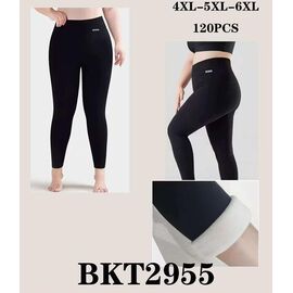 Лосини жіночі теплі 2955 black р.4XL-6XL "ZERO" недорого оптом від прямого постачальника