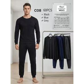 Термобілизна чоловіча C08 grey р.XL-4XL "ZERO" недорого оптом від прямого постачальника