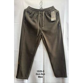 Штани спортивні чоловічі утеплені 1525-3 khaki р.50-56 "WELL" недорого оптом від прямого постачальника