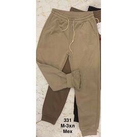 Фотография Штаны спортивные женские тёплые 331 beige р.M-3XL "WELL" недорого оптом от прямого поставщика