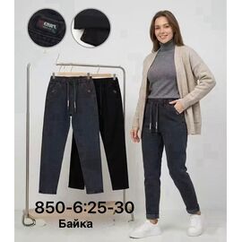 Штани жіночі утеплені 580-6 black р.25-30 "WELL" недорого оптом від прямого постачальника