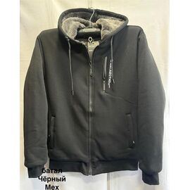 Кофта спортивна чоловіча MH1398 black р.3XL-7XL "WELL" недорого оптом від прямого постачальника