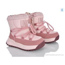 Дутики дитячі утеплені Зима ABD1462P-1 pink (6 пар р.27-32) "Clibee-ShoSho" недорого оптом від прямого постачальника