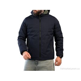 Фотография Куртка мужская Зима BL26-X156 navy двостороння (5 шт. р.сетка M-3XL) "3033" недорого оптом от прямого поставщика