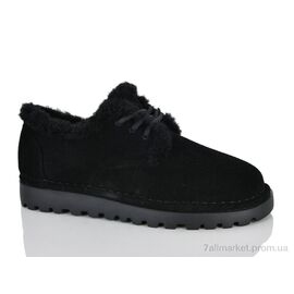 Туфлі жіночі стильні Зима V033-3 black (8 пар р.36-41) "DINO ALBAT" недорого оптом від прямого постачальника