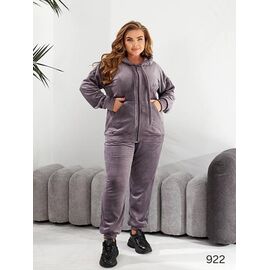 Костюм спортивний жіночий теплий 922 beige р.60-66 "DORA" недорого оптом від прямого постачальника