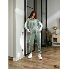 Костюм спортивний жіночий теплий 936 mint р.44-58 "DORA" недорого оптом від прямого постачальника