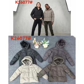 Куртка жіноча зимова K26077 beige р.M-2XL "FLORA" недорого оптом від прямого постачальника