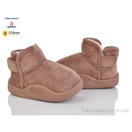 Уггі дитячі утеплені Зима S960-1 camel (6 пар р.21-26) "Clibee-Doremi" недорого оптом від прямого постачальника