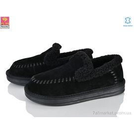 Туфлі жіночі стильні Зима GF2656 black (6 пар р.36-40) "PLPS-Nanachka" недорого оптом від прямого постачальника