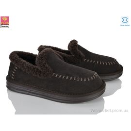 Туфлі жіночі стильні Зима GF2656 brown (6 пар р.36-40) "PLPS-Nanachka" недорого оптом від прямого постачальника