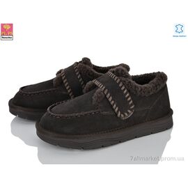 Туфлі жіночі стильні Зима GF2645 brown (6 пар р.36-40) "PLPS-Nanachka" недорого оптом від прямого постачальника