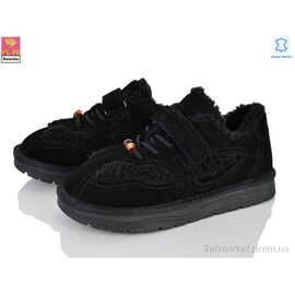 Фотография Кроссовки женские модные зима GF2643 black (6 пар р.36-40) "PLPS-Nanachka" недорого оптом от прямого поставщика