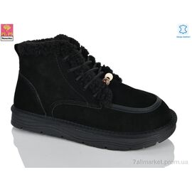Черевики жіночі стильні Зима 2655 black (6 пар р.36-40) "PLPS-Nanachka" недорого оптом від прямого постачальника