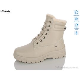 Черевики жіночі стильні Зима DH3870-9 (6 пар р.36-41) "Trendy" недорого оптом від прямого постачальника