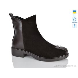 Черевики жіночі стильні Зима 678 корич.к.з. зима (6 пар р.37-41) "Sali" недорого оптом від прямого постачальника