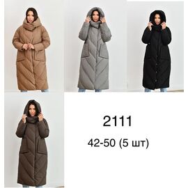 Куртка жіноча зимова 2111 black р.42-50 "DKNSEL" недорого оптом від прямого постачальника