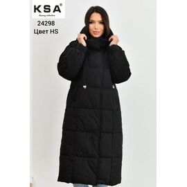 Куртка жіноча зимова 24298HS black р.42-50 "DKNSEL" недорого оптом від прямого постачальника