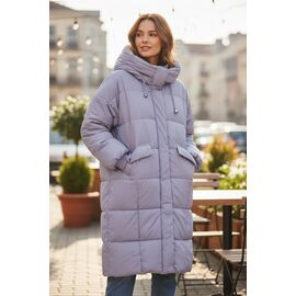 Куртка жіноча зимова 2556 lilac р.42-50 "DKNSEL" недорого оптом від прямого постачальника