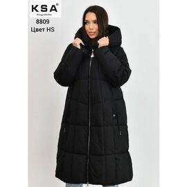 Куртка жіноча зимова 8809HS black р.46-56 "DKNSEL" недорого оптом від прямого постачальника