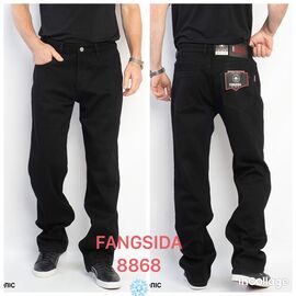 Джинси чоловічі 8868 black р.32-38 "Fangsida" недорого оптом від прямого постачальника