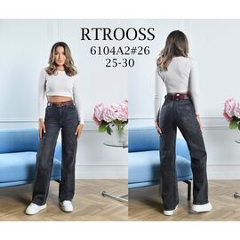 Фотография Джинсы женские 6104 grey р.25-30 "Fangsida" недорого оптом от прямого поставщика