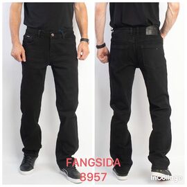 Джинси чоловічі 8957 black р.28-36 "Fangsida" недорого оптом від прямого постачальника