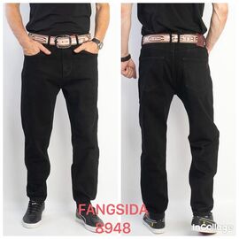 Джинси чоловічі 8948 black р.29-34 "Fangsida" недорого оптом від прямого постачальника
