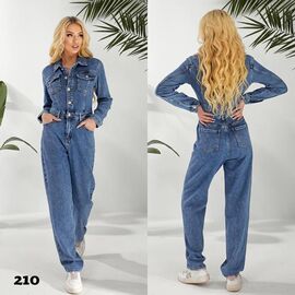 Фотография Комбинезон женский 210 blue р.S-3XL "Beki" недорого оптом от прямого поставщика