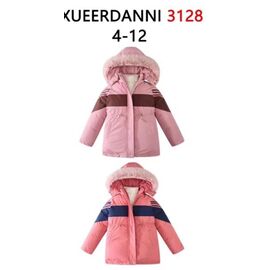 Фотография Курка детская зимняя на девочку 3128 pink р.4-12 "Farbique" недорого оптом от прямого поставщика