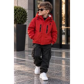Фотография Куртка детская демисезонная на мальчика 68129 red р.120-150 "Delfinka" недорого оптом от прямого поставщика