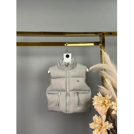 Фотография Жилетка детская на мальчика 8567 grey р.92-116 "Delfinka" недорого оптом от прямого поставщика
