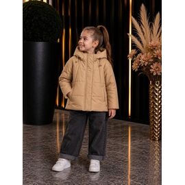 Фотография Куртка детская демисезонная на девочку M862 beige р.104-128 "Delfinka" недорого оптом от прямого поставщика