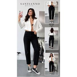 Фотография Джинсы женские 53265 black р.30-36 "LOOK" недорого оптом от прямого поставщика