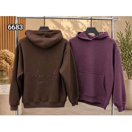 Худі жіноче 6683 mix р.42-48 "LOOK" недорого оптом від прямого постачальника