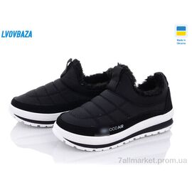 Черевики жіночі стильні Зима B&R Е8 черный бп (8 пар р.36-41) "Lvovbaza" недорого оптом від прямого постачальника