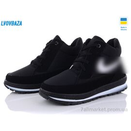Черевики жіночі стильні Зима B&R Е6 черные чп. (8 пар р.36-41) "Lvovbaza" недорого оптом від прямого постачальника
